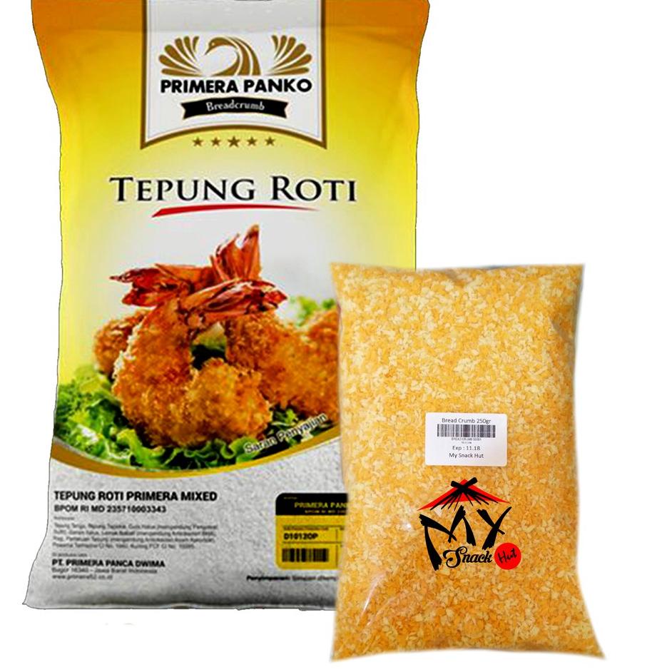 

ク BREAD CRUMB 250GR - TEPUNG ROTI PANKO PANIR GOLDEN HALUS KASAR PUTIH ORANGE ORANYE MIX HALAL MUI ↥