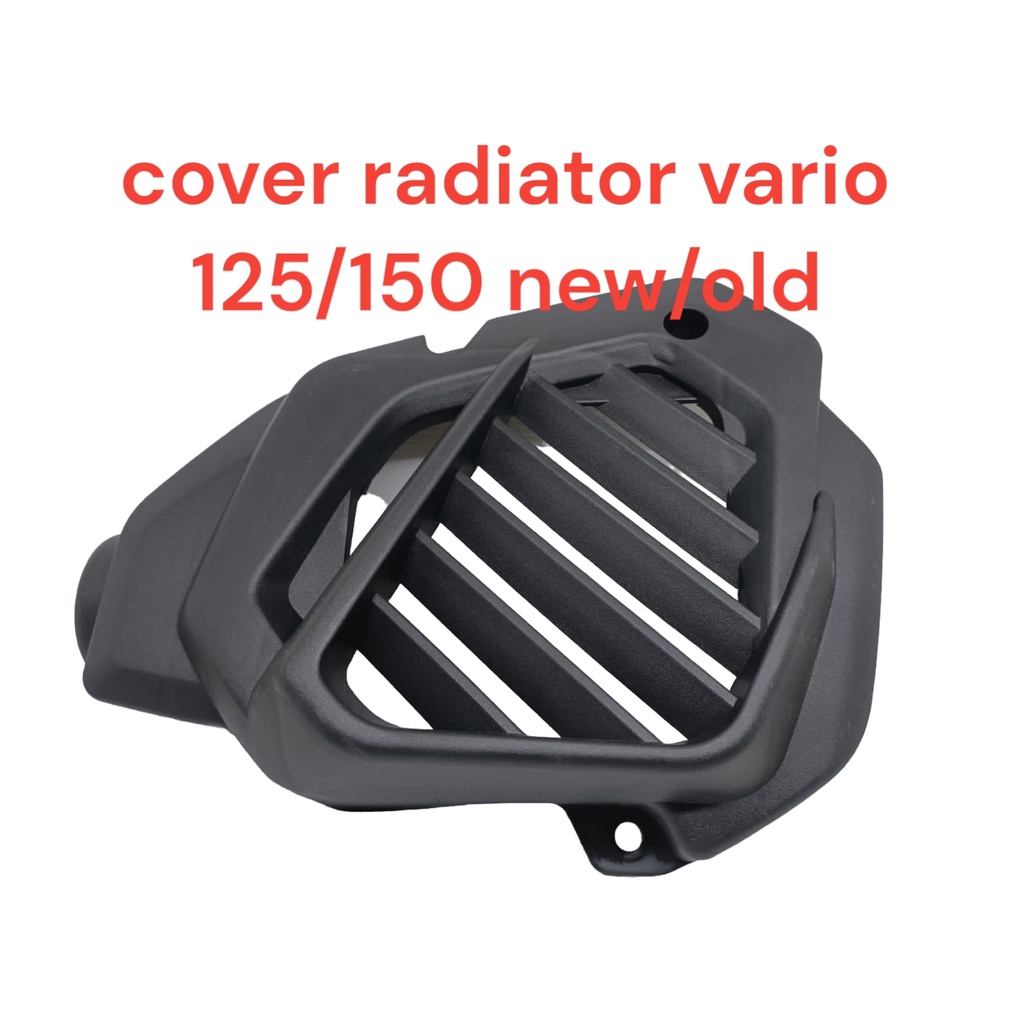 promo discount cover radiator vario 125 150 old new black doff cover kipas ABS tebal - tutup kipas honda all old new vario 125 150 original black doff tebal