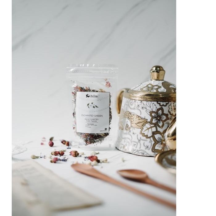 

>V44859) enchanted garden tisane (white tea, Lavender, Rose, Jasmine, Peppermint)