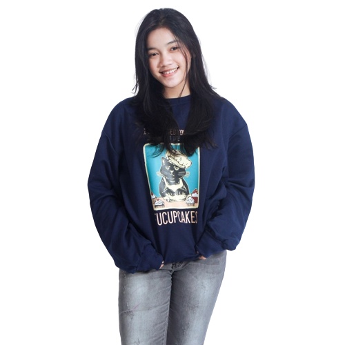 TokoMilkan - Sweater Crewneck Wanita &amp; pria FUCUPCAKES | Sweater CN Sweatshirt Fleece