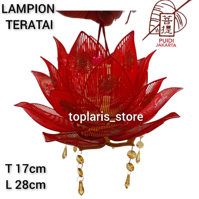 Lampion Teratai Lampu Gantung