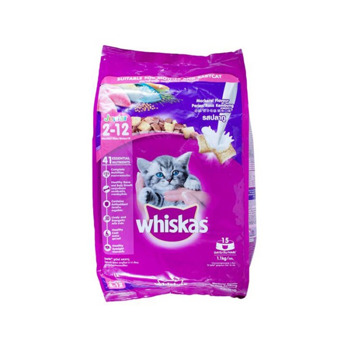 

WHISKAS JUNIOR MACKAREL 1.1 KG (2019)