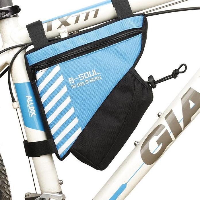 Diskon 2 in 1 Tas Sepeda MTB + Holder Botol Minum Waterproof / Tas Sepeda Tempat Minum - 5 Warna