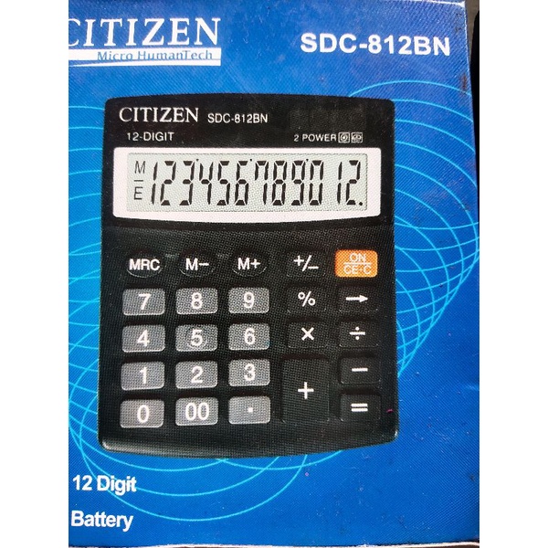 Calculator Kalkulator Citizen SDC 812BN