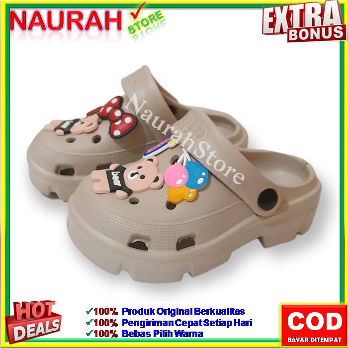 SANDAL ANAK BAIM DILI 805 A SENDAL FUJI VIRAL 100% ORIGINAL KUALITAS IMPORT JELLY EVA RUBBER ANTI SLIP NYAMAN EMPUK LUCU TERBARU LENTUR TERMURAH