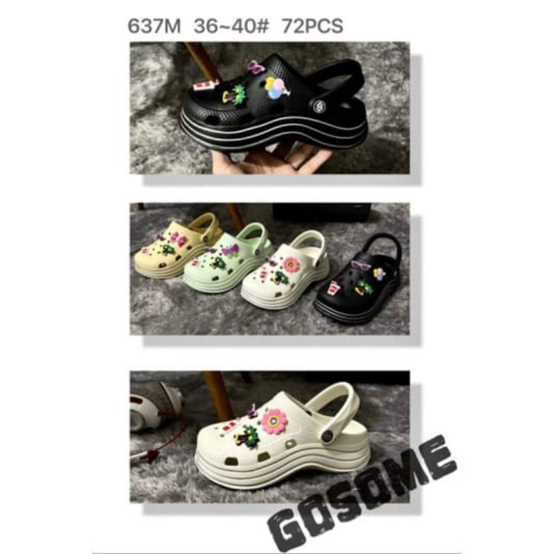 Sandal Baim Fuji Bakpao Wanita Eva Phylon merk Gosome 637 36-40