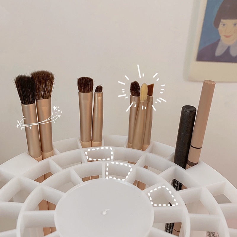 【GOGOMART】Rak Organizer Kuas Make Up Kosmetik / Kuas Lukis