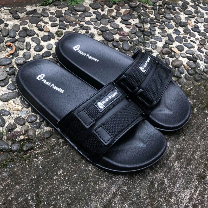 Sendal Selop Hush Puppies Sandal Pria Wanita Distro