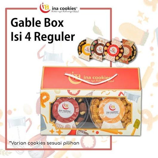 

PROMO HAMPERS KUE KERING KARTON PARCEL LEBARAN INA COOKIES ISI 2 3 DAN WF54634ER