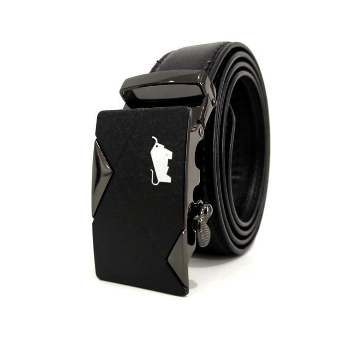 Ikat Pinggang Pria Sabuk Kulit Braun Buffel Rel Import Termurah