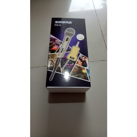 mic kabel shure pg 8 mic shure PG8 2in1 wireless+kabel mic serbaguna shure pg 8 free kabel mic kabel murah mic shure