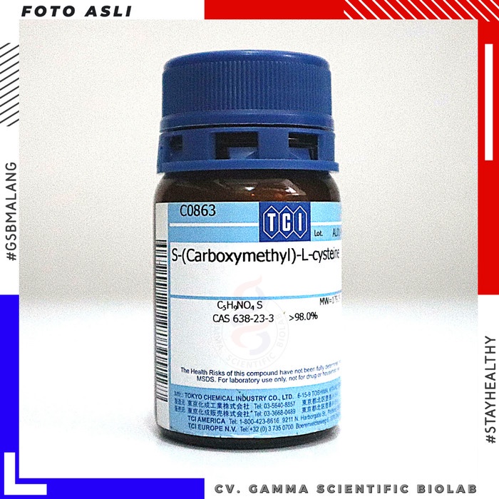 S-(Carboxymethyl)-L-cysteine 25 Gram - TCI