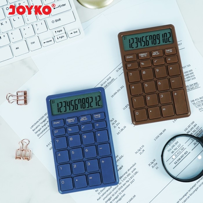 

SPECIAL Joyko Calculator 12 Digits PORTABLE / Kalkulator Joyko Kecil CC-55CO