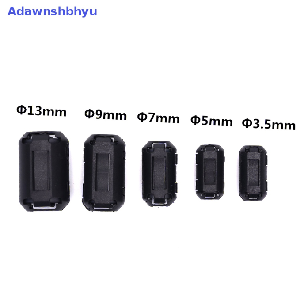 Adhyu 5pcs Clip-on Ferrite Ring Kabel Klip Core RFI EMI Noise Suppressor Filter Beads ID