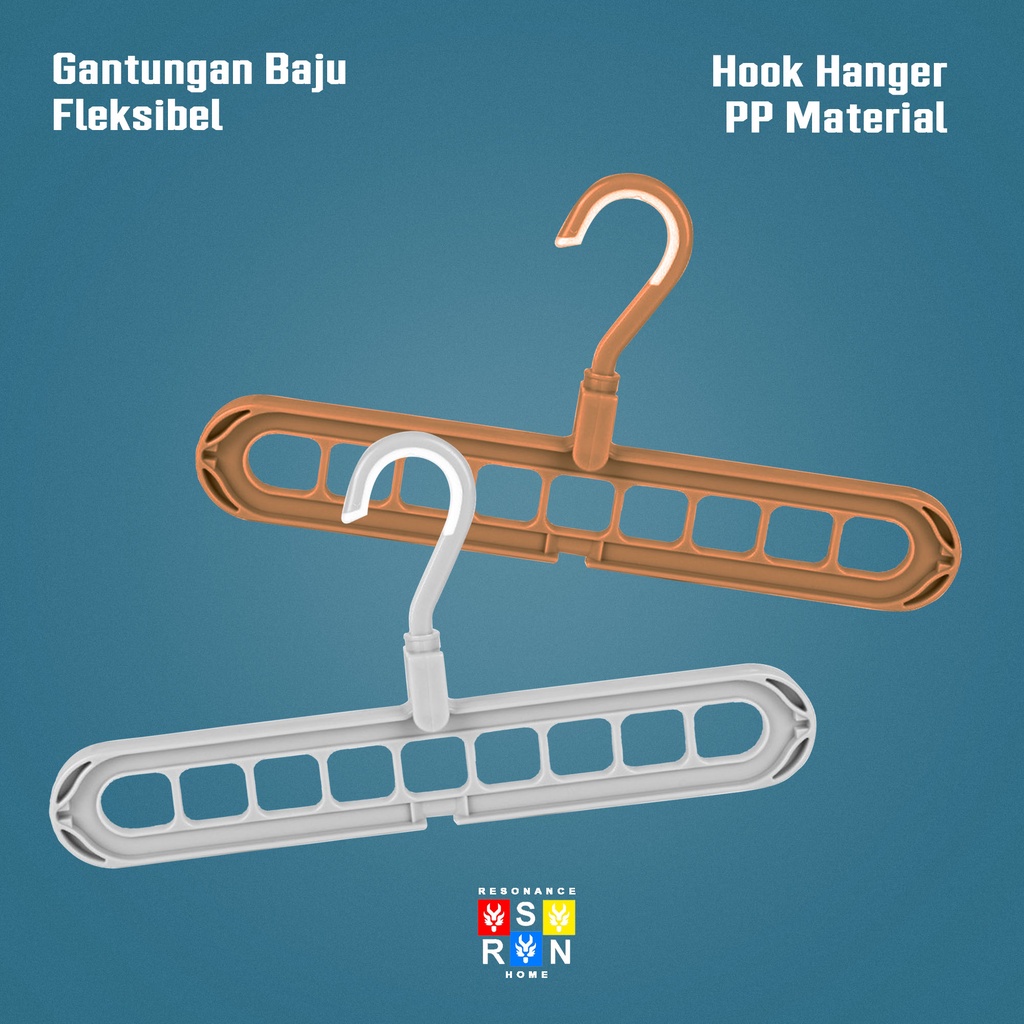 Gantungan Baju Fleksibel / Flexible Hanger / Resonance Home