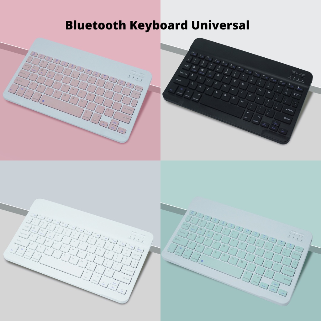 Keyboard Wireless Universal Slim 9,8 inch Portable For Android Windows Ipad Handphone