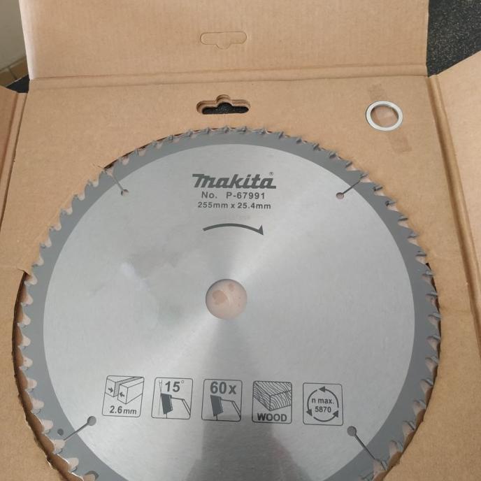 MATA GERINDA MAKITA KAYU POTONG CIRCULAR SAW 10 INCH 60 T ricky87 Kualitas Baik