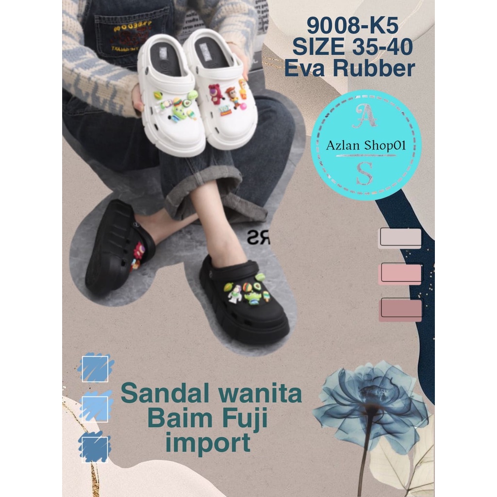 Sandal baim balance premium import korea style 9008-K8L-K6-K5 (35-40) sandal fuji wanita terbaru