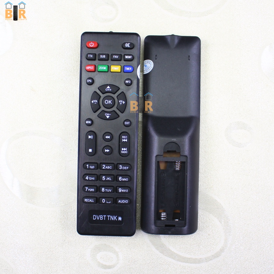 Remot Remote STB Parabola Tanaka Modi DVB Tnk T2 / SET TOP BOX DVB T2 TANAKA