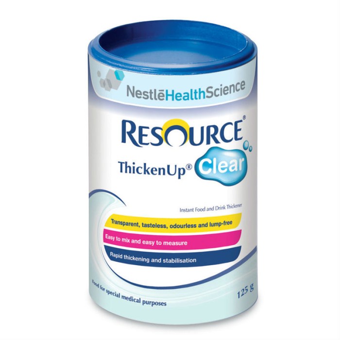 

⭐BISA COD⭐ Resource Thicken Up Clear Instant Food & Drink Thickener 125g