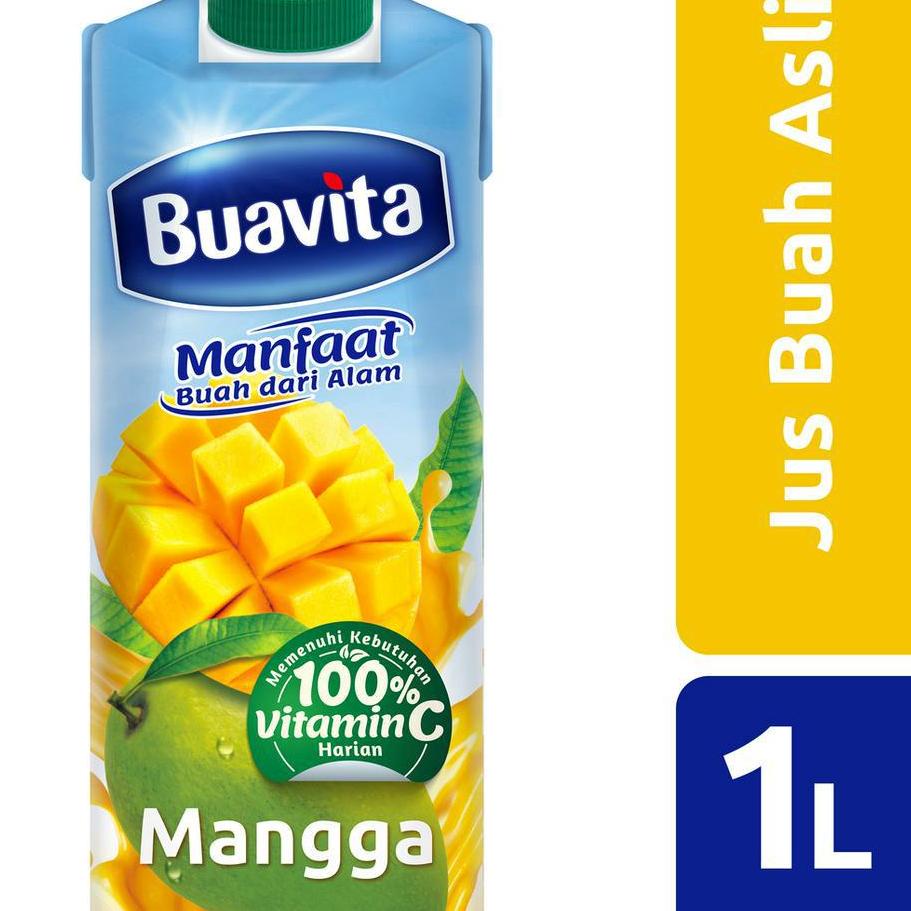 

☑ Buavita Jus Buah Asli Mangga 1000 Ml - Mango Juice, Jus Mangga ㅜ