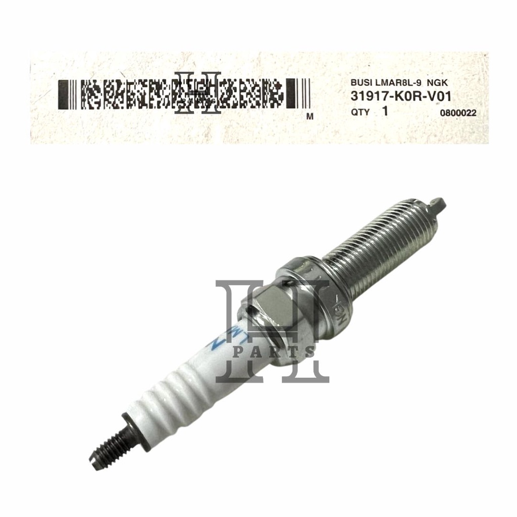 BUSI SPARK PLUG LMAR8L-9 NGK ADV VARIO 160 E:HEV,PCX 160 K1Z 31917-K0R-V01 ASLI ORIGINAL AHM HGP HONDA