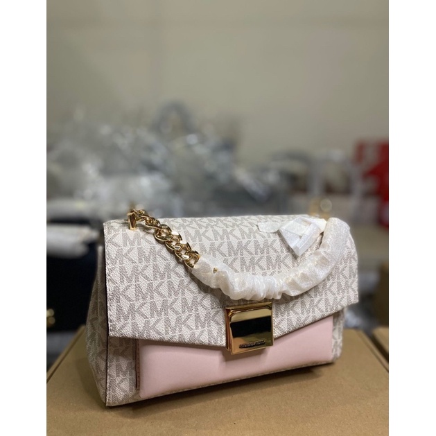 MK Lita medium signature vanilla blush pink
