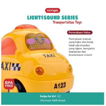 BABIESFIRST IQBT0147 LIGHT&amp;SOUND TRANSPORTATION CAR TOYS Mainan Bayi