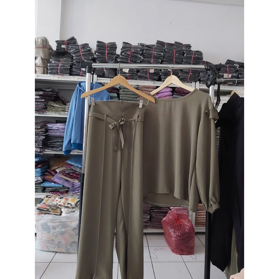 ONE SET KAYLA KULOT CRINKLE