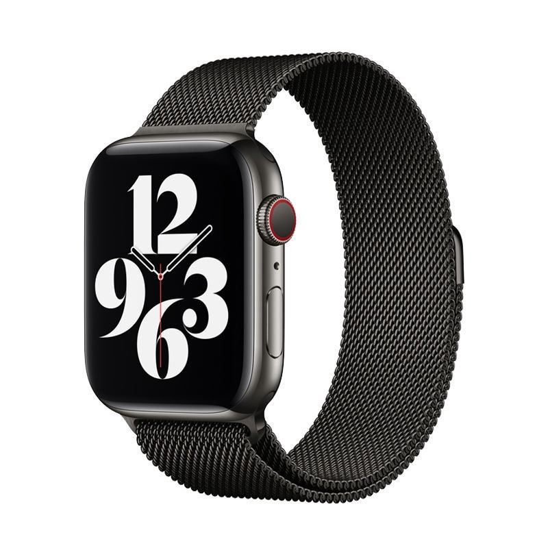 APPLE WATCH Magnetic Strap iWatch Milanese Stainless Steel Strap Series 1 2 3 4 SE 5 6 7 Size 45 44 42mm 41 40 38mm Replacement Strap for T500 T55 Smartwatch