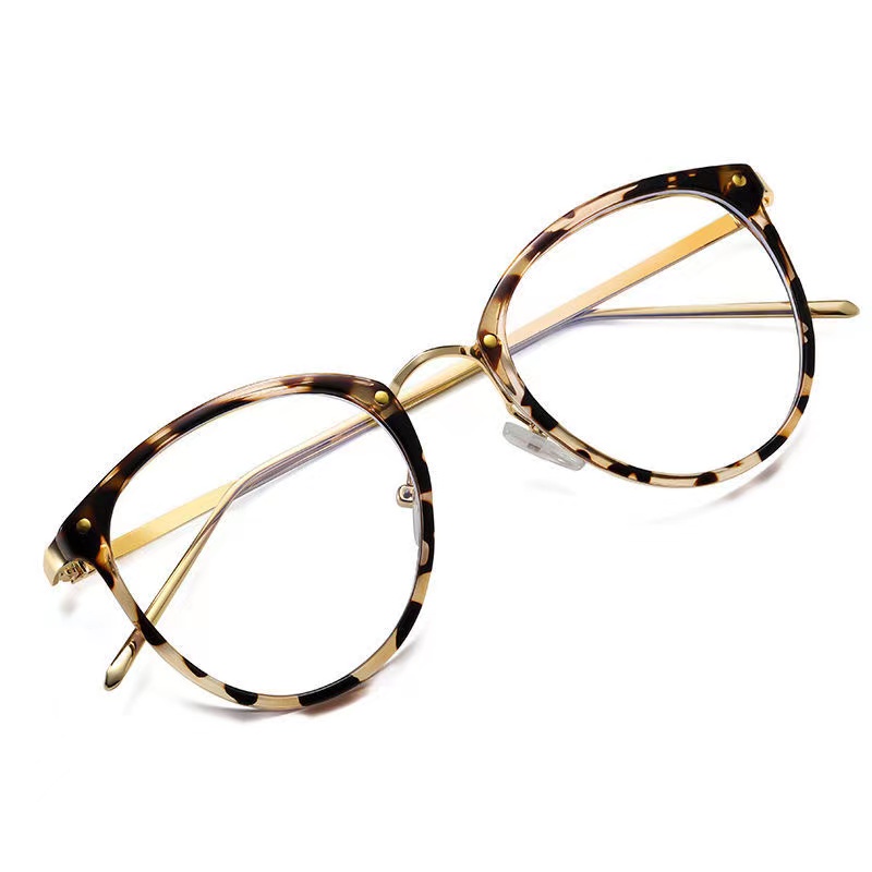 【Bayar di Tempat】 Kacamata Leopard Bingkai Fashion Wanita Frame Eyeglasses