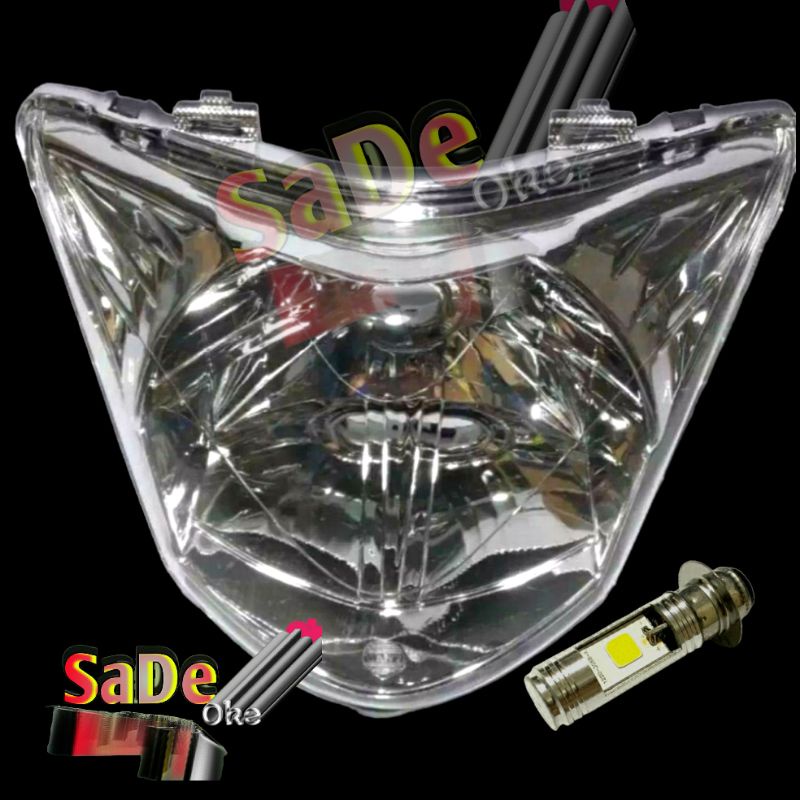 lampu depan reflektor reflector jupiter mx lama BOHLAM LED