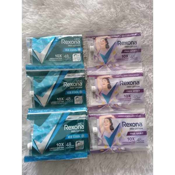 rexona sachet woman/rexona sachet men