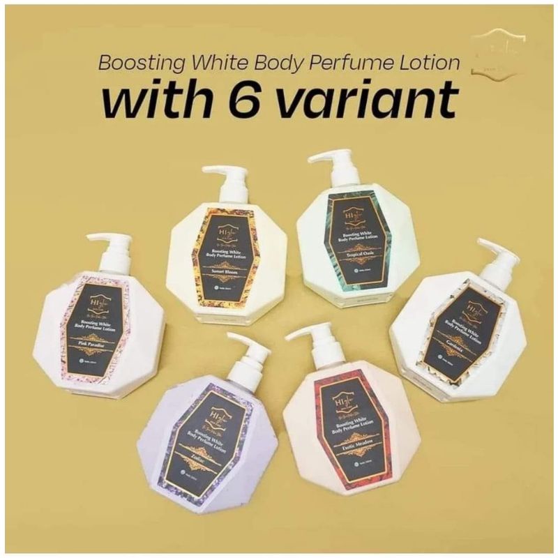 Lotion Bosting White Body Perfum Hi Glow