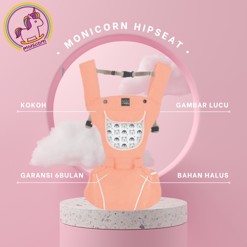 Monicorn Hipseat Pinguin Series Gendongan Bayi 7in1