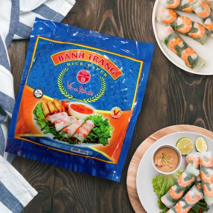 

VINA BICH CHI BANH TRANG RICE PAPERS BLUE 22CM 400G