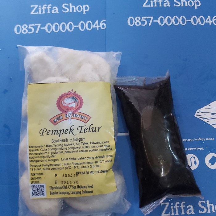 

Pempek Telor Telur Kapal Selam Mini Soni Sony Son Haji Lampung