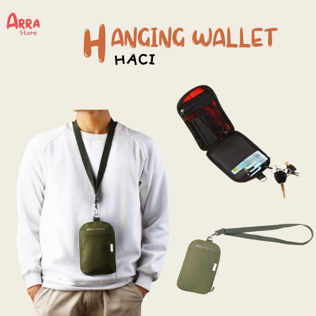 Hanging Wallet Buffback Hawi Kantor