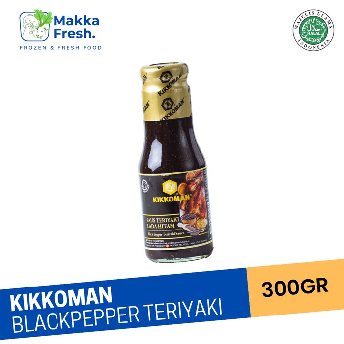 

kikkoman blackpepper teriyaki sauce 300gr