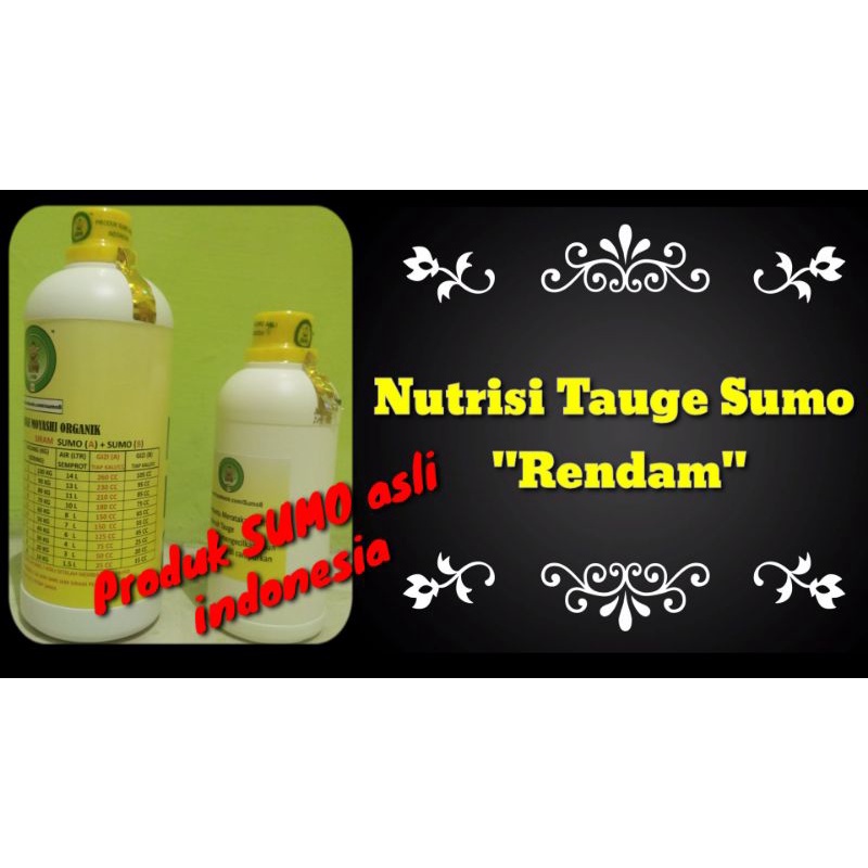 

Nutrisi Tauge SUMO ( A ) Rendam kemasan 20ml