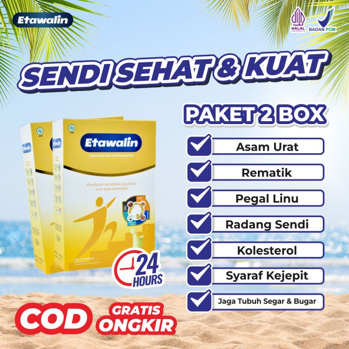 

PAKET 2 BOX Susu Etawalin Susu Kambing Etawa Atasi Nyeri sendi Tingkatkan Kepadatan & Kesehatan Tulangi Susu Anti Asam Urat