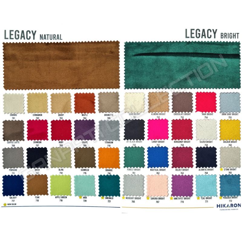 Kain Interior Hikaron Beludru / Bludru Tebal - Legacy (Sofa, Kursi, Jok, Furniture, Sarung Bantal)
