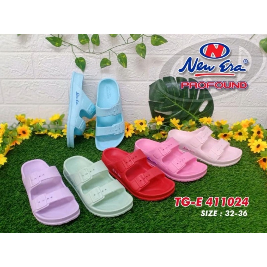 Sandal Anak Cewek BAN 2 Gesper Selop NEW ERA TG-E 411024