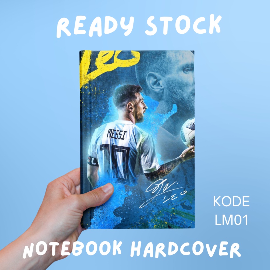 

BUKU NOTEBOOK LIONEL MESSI/ BUKU SEKOLAH/ BUKU CATATAN/ BUKU LIONEL MESSI KODE LM 01