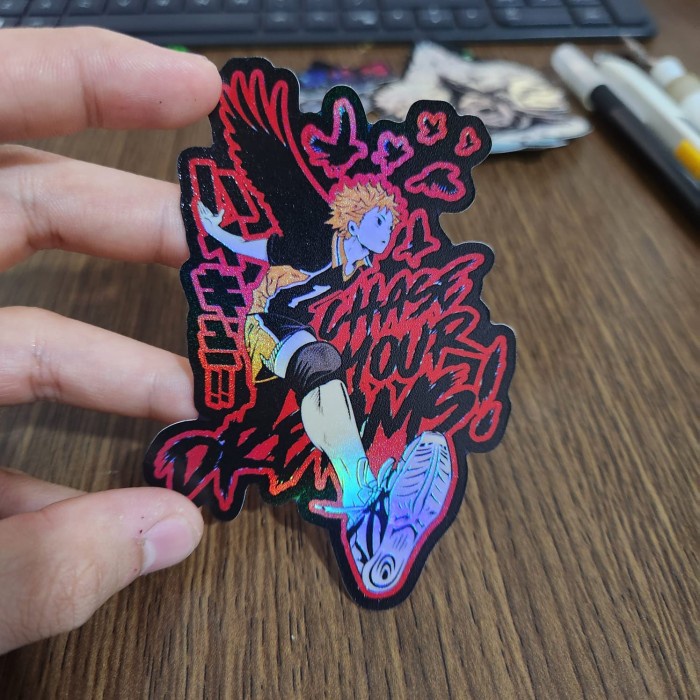 

Sticker Hologram Anime Besar - PSH1247 - Haikyuu - Chase Dream Hinata