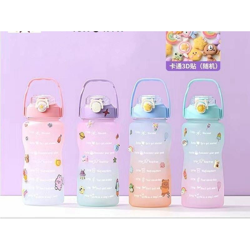 Botol Minum 2 L / Botol Minum Warna Viral