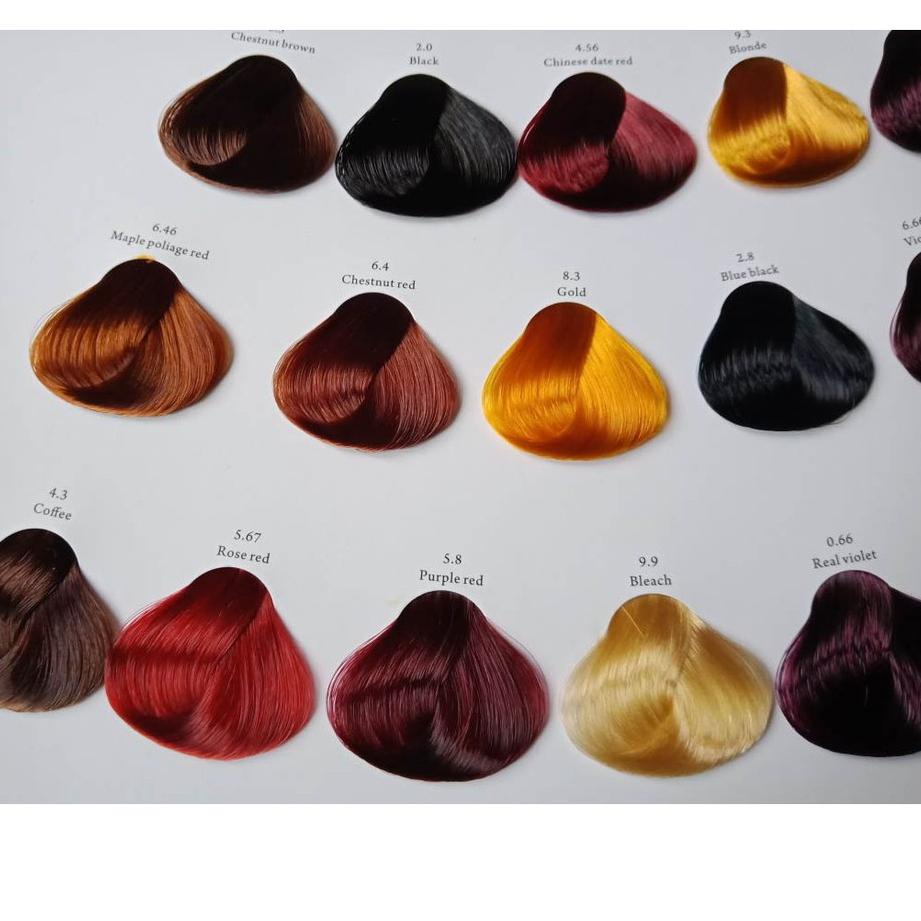 ƒ Feves Hair Color 60ml + developer 60ml ㋿