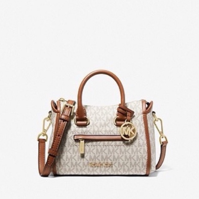 Michael kors Carine XS extra small logo satchel vanilla
