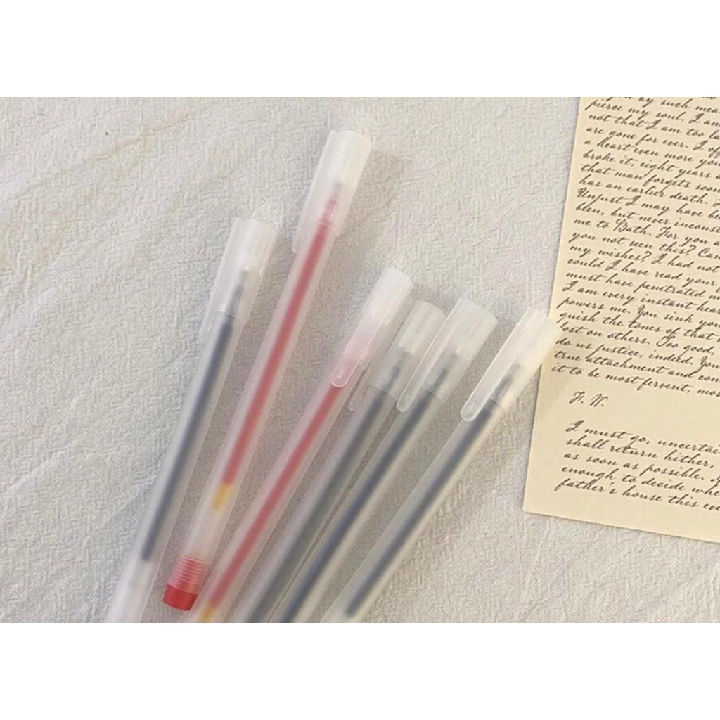 

Pulpen Gel Pen Polos Dove 0.5mm Pena Gel Cair / Bolpoin Cair 0.5mm