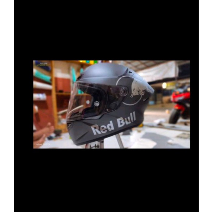 Sticker Red Bull Helm Arai Kyt Shoei New Sepaket